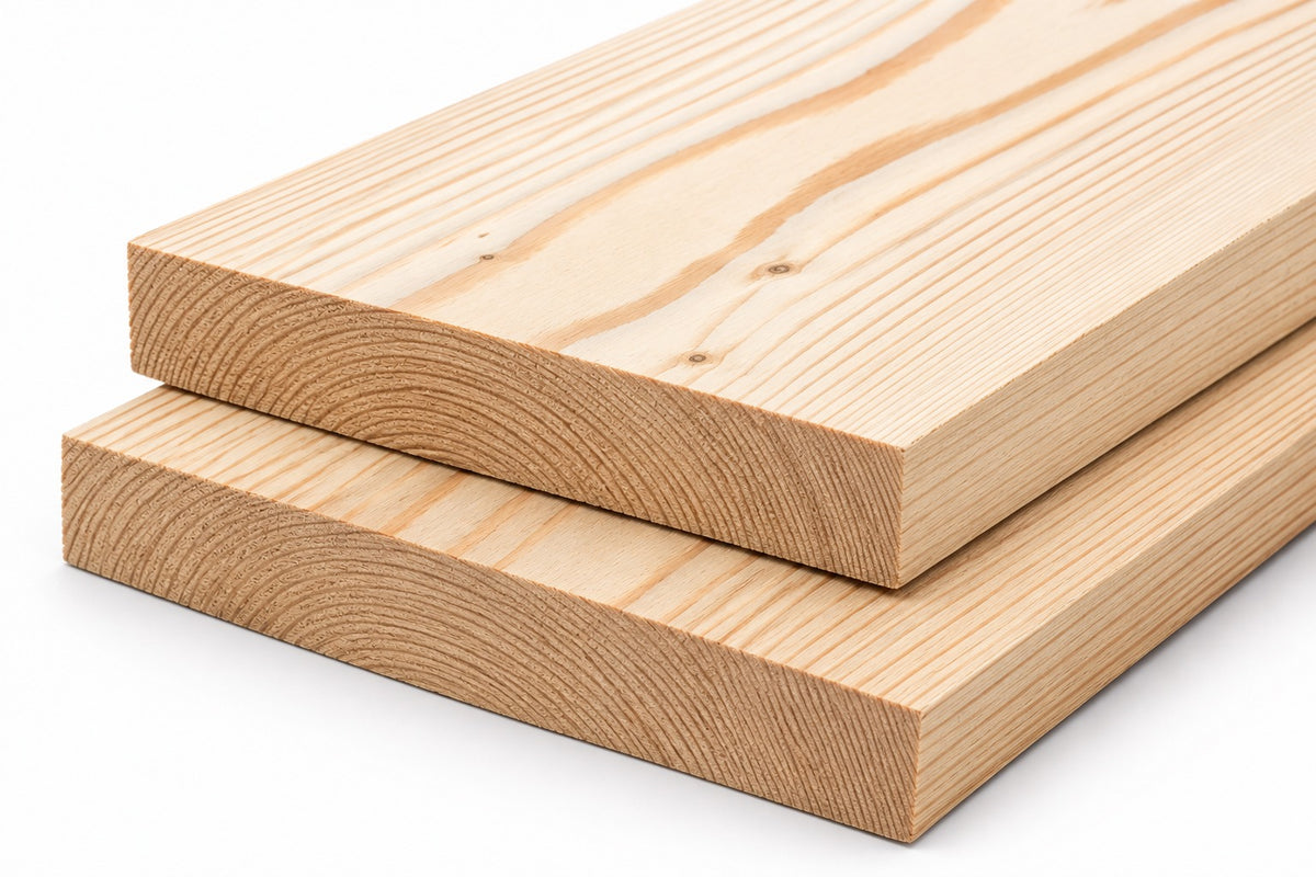 Joinery Grade Pine Softwood Board PAR Planed Timber | Choose Size | Kiln Dried