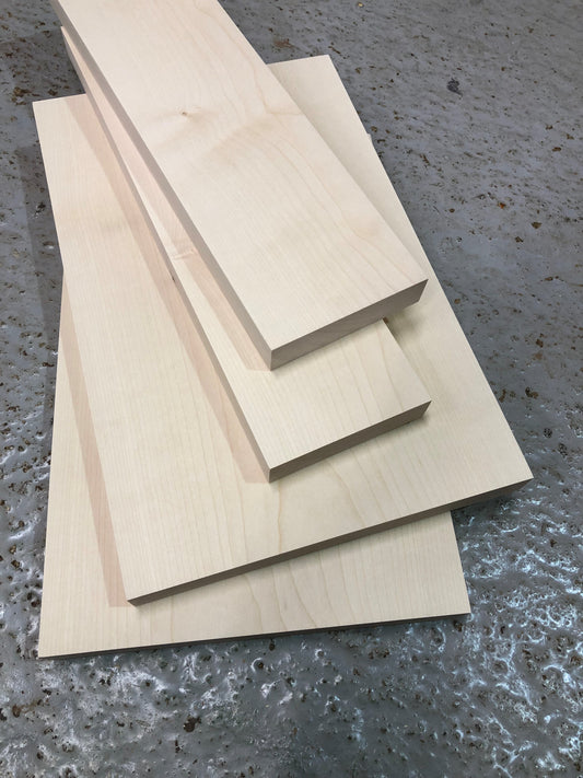 Sycamore Hardwood PAR Timber Board | Planed All Round | Choose Size