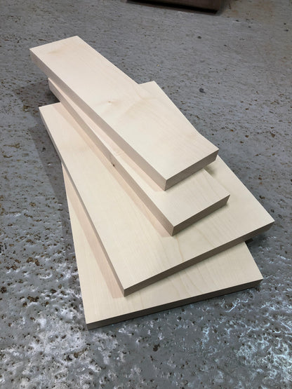 Sycamore Hardwood PAR Timber Board | Planed All Round | Choose Size