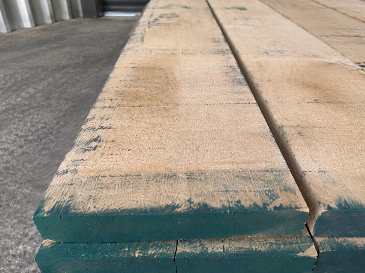 American White Oak Sawn Timber Board | Choose Size | Kiln Dried Hardwood
