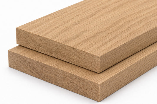 European Oak Hardwood Board PAR Planed Timber | Choose Size | Kiln Dried Oak
