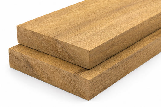 Iroko Hardwood Board PAR Planed Timber | Choose Size | Kiln Dried Iroko