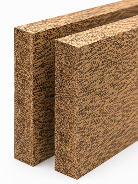 Coconut Hardwood PAR Timber Board | Planed All Round | Choose Size Exotic Wood